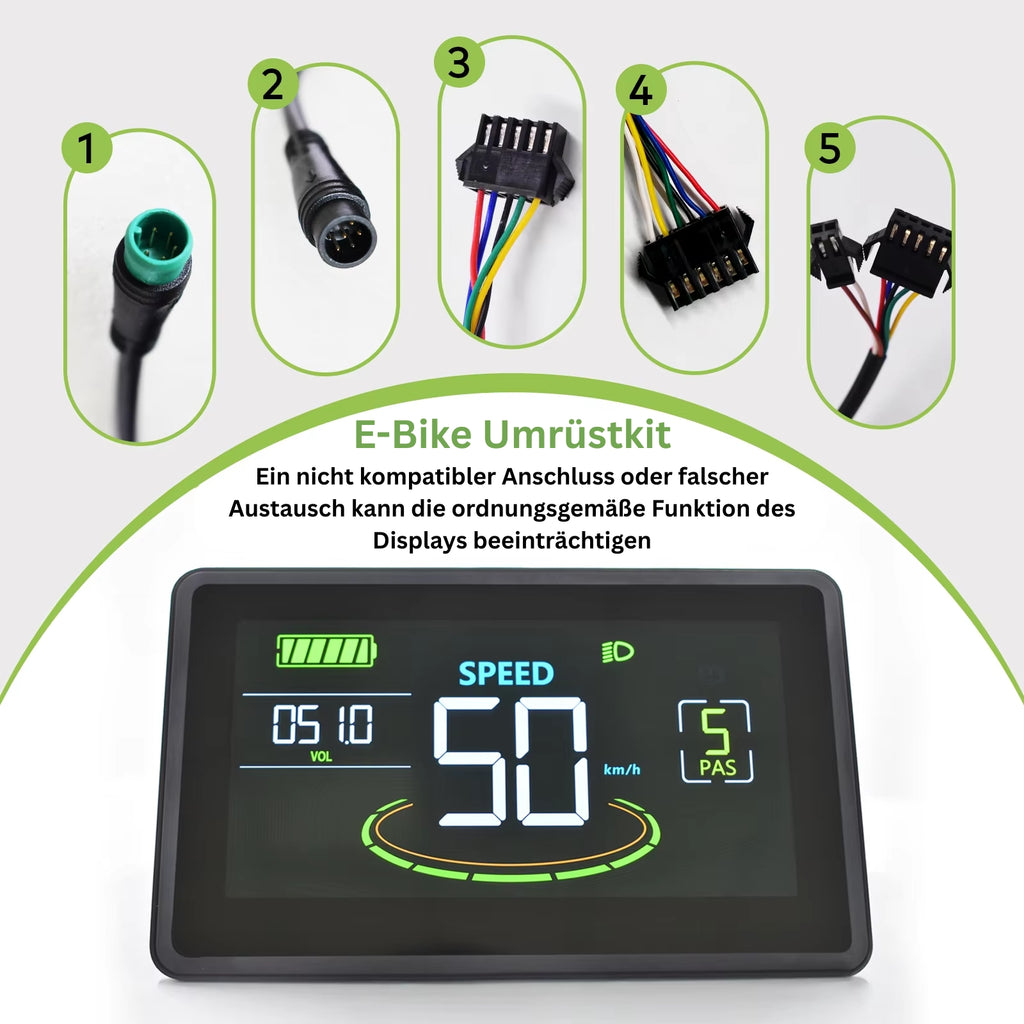 LED E Bike Tacho