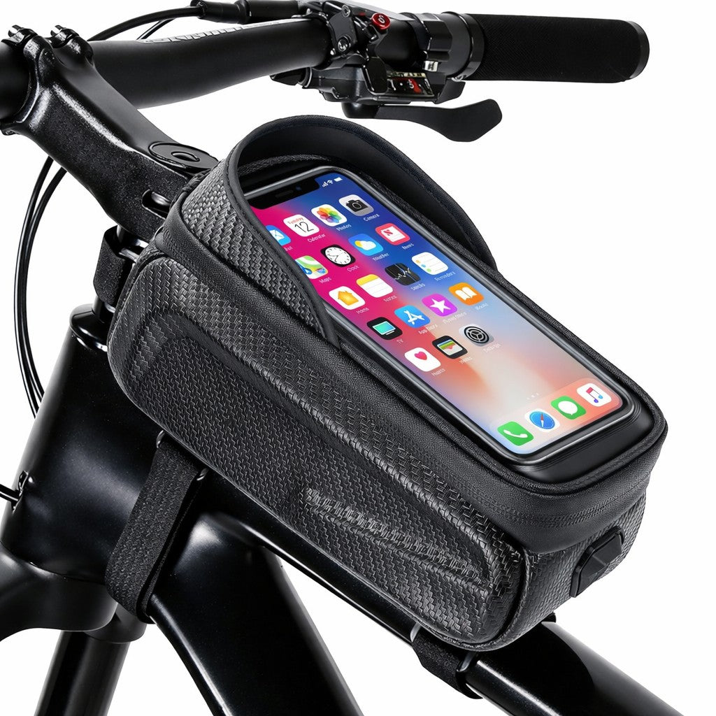 Fahrrad Rahmentasche mit Handyhalter