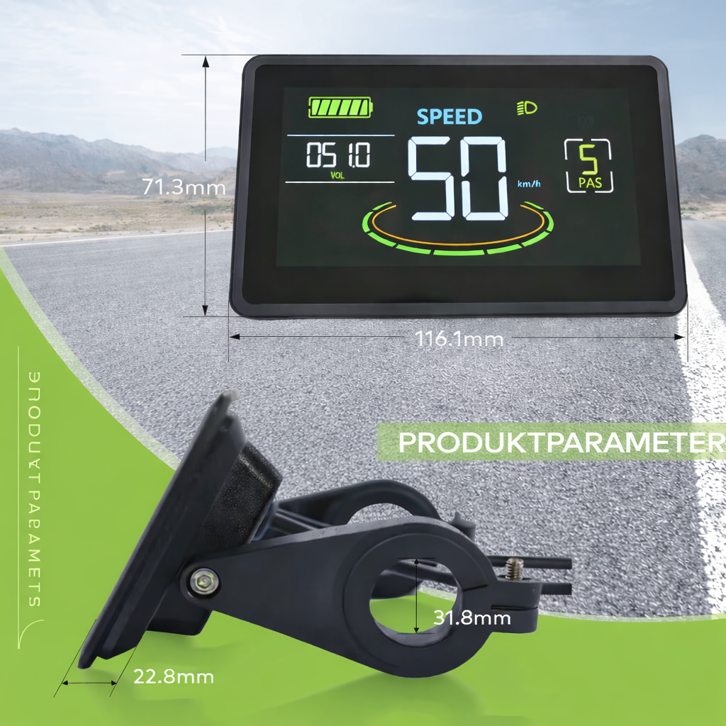 LED E Bike Tacho
